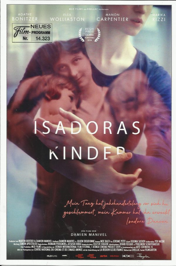 14323: Isadoras Kinder ( Damien Manivel ) Agathe Bonitzer, Manon Carpentier, Julien Dieudonné, Marika Rizzi, Elsa Wolliaston