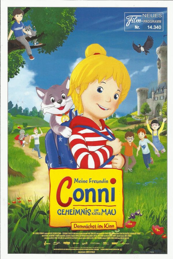 14340: Meine Freundin Conni - Geheimnis um Kater Mau ( Ansgar Niebuhr ) Emma Breitschaft, Iris von Kluge, Jess Grimm, Katrin Decker, Juno Wellershoff, Gianluca Calafato, Valentin Schiweck, Jürgen Holdorf, Joshua Goralsky, Jette Schiweck, Chiara Calafato,