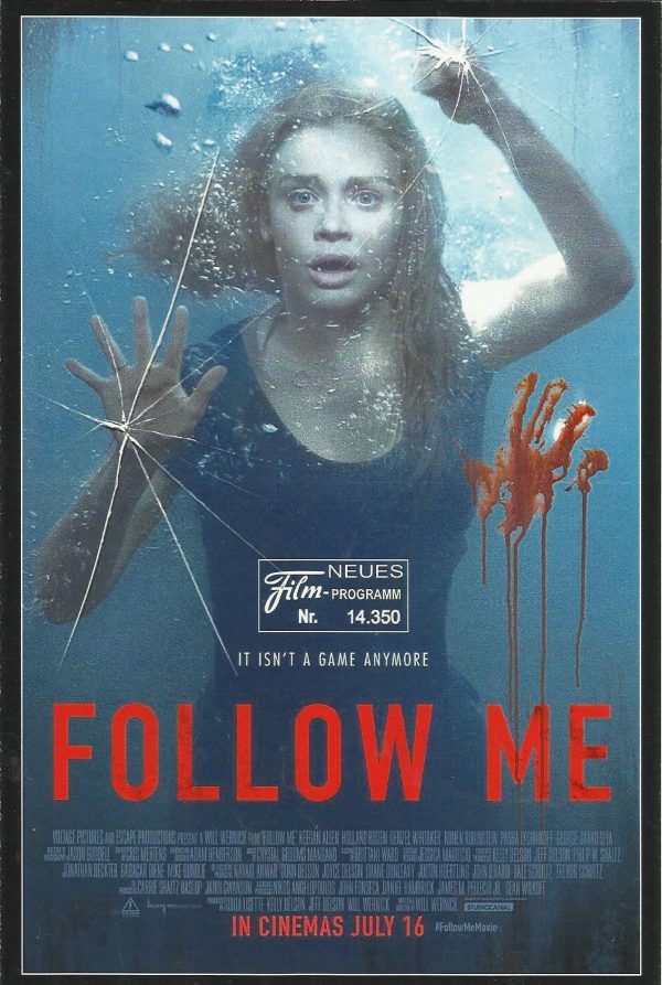 14350: Follow me ( Will Wernick ) Holland Roden, Ronen Rubinstein, Keegan Allen, Pasha D. Lychnikoff, Denzel Whitaker, Kimberly Quinn, Emilia Ares, Ravil Isyanov, Dominic Pace, George Jako, Emily Hinkler, Innja Zalta, Dimiter D. Marinov, Daniyar, Yevgeniy