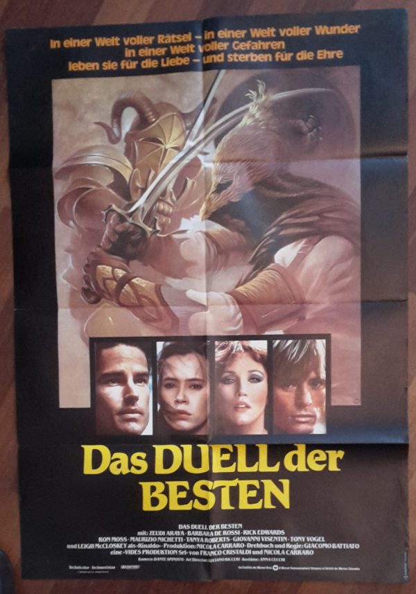 Das Duell der Besten ( Giacomo Battiato ) Zeudi Araya, Barbara de Rossi, Rick Edwards, Tanya Roberts, Leigh McCloskey,