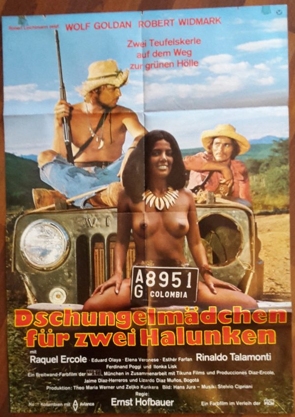 Dschungelmädchen für zwei Halunken ( Ernst Hofbauer ) Raquel Ercole, Eduard Olaya, Elena Veronese, Rinaldo Talamonti,