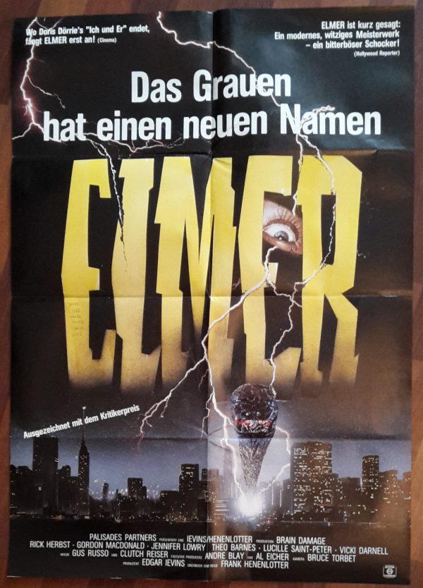 Elmer - Das Grauen hat einen Neuen Namen ( Frank Henenlotter ) Rick Herbst, Gordon MacDonald, Jennifer Lowry, Theo Barnes,