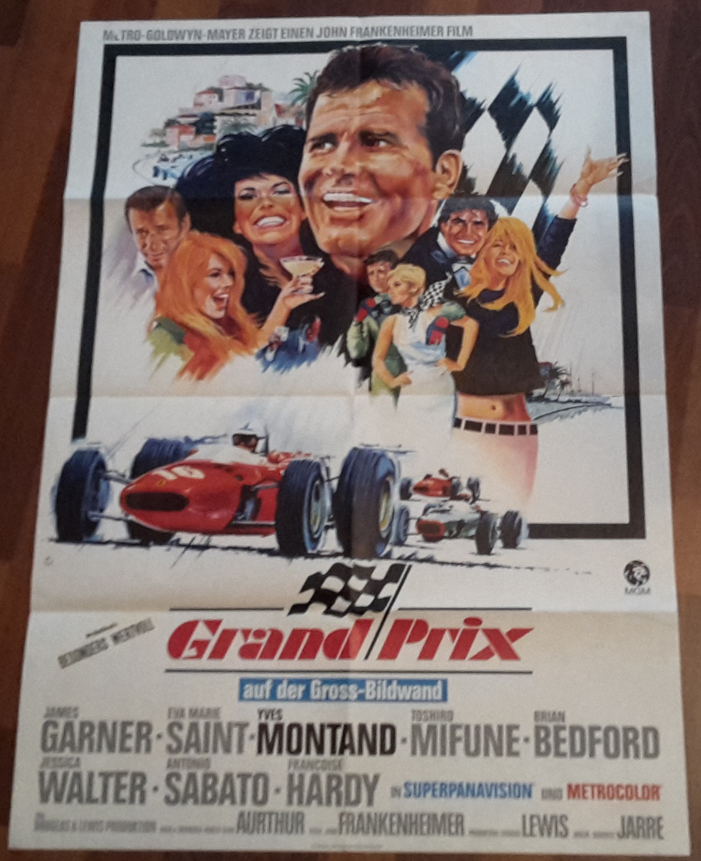 Grand Prix ( Robert Alan Aurthur ) James Garner, Yves Montand, Toshiro Mifune, Jessica Walter ( A 1 )