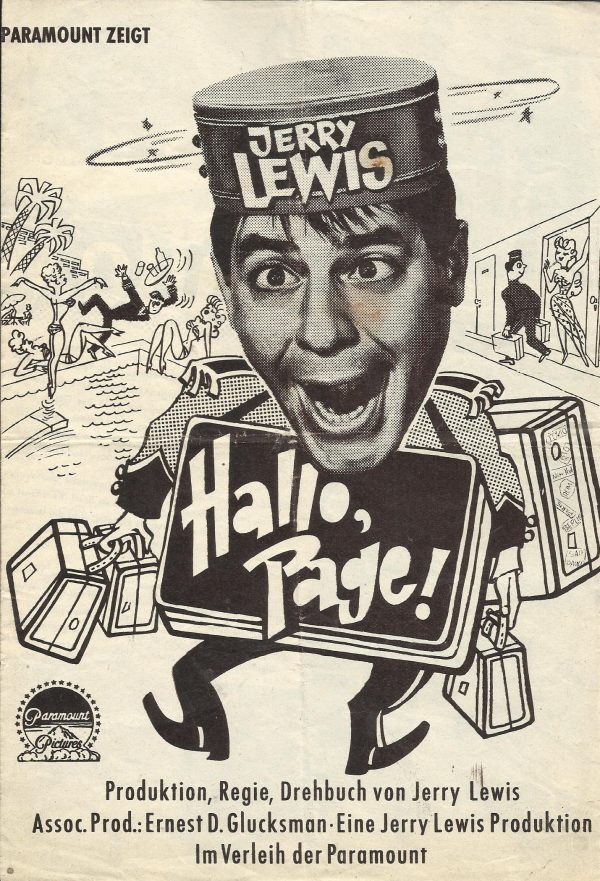 Hallo Page ( Jerry Lewis ) Jerry Lewis, Alex Gerry, Bob Clayton, Bill Richmond,