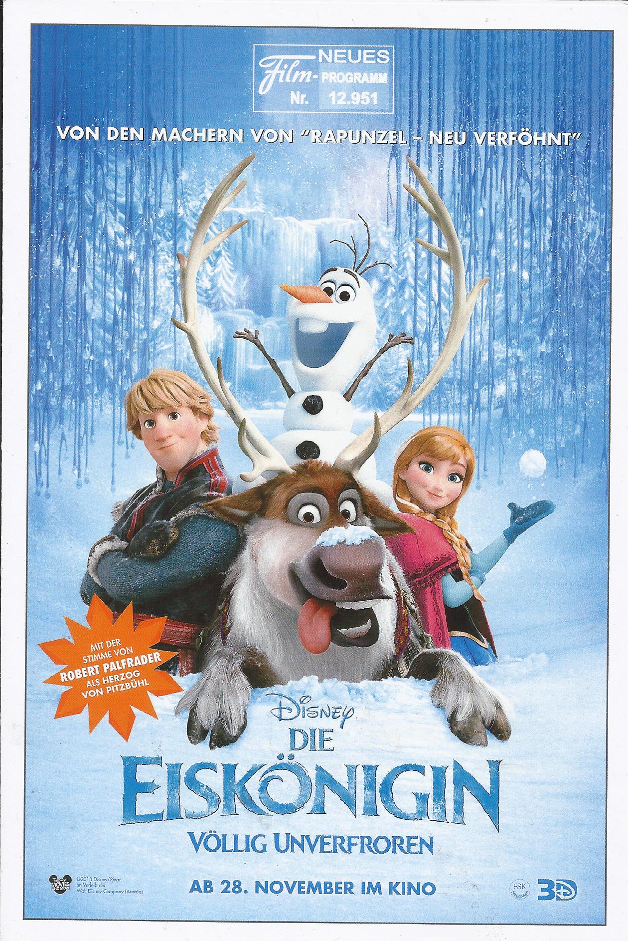 12951: Disney - Die Eiskönigin völlig Unverfroren ( Chris Buck, Jennifer Lee ) ( Farbausgabe 2. Aufl. ) Kristen Bell, Idina Menzel, Jonathan Groff, Josh Gad, Santino Fontana, Alan Tudyk, Ciarán Hinds, Chris Williams, Stephen J. Anderson, Maia Wilson, Edie