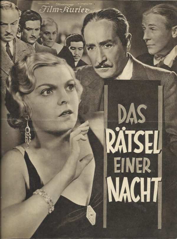 2146: Das Rätsel einer Nacht ( Nightclub Lady ) ( Emil Ballin ) Adolphe Menjou, Majo Methot, Skeet Gallangher, Ruth Thelma Stevens,