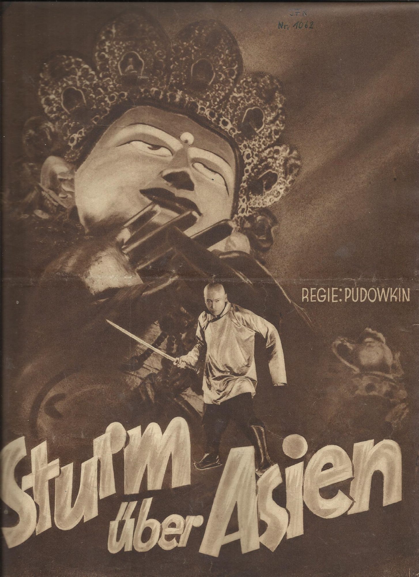 1062: Sturm über Asien ( W. Pudowkin ) Inkischinoff, L. Dedinzeff, L. Billinskaja,