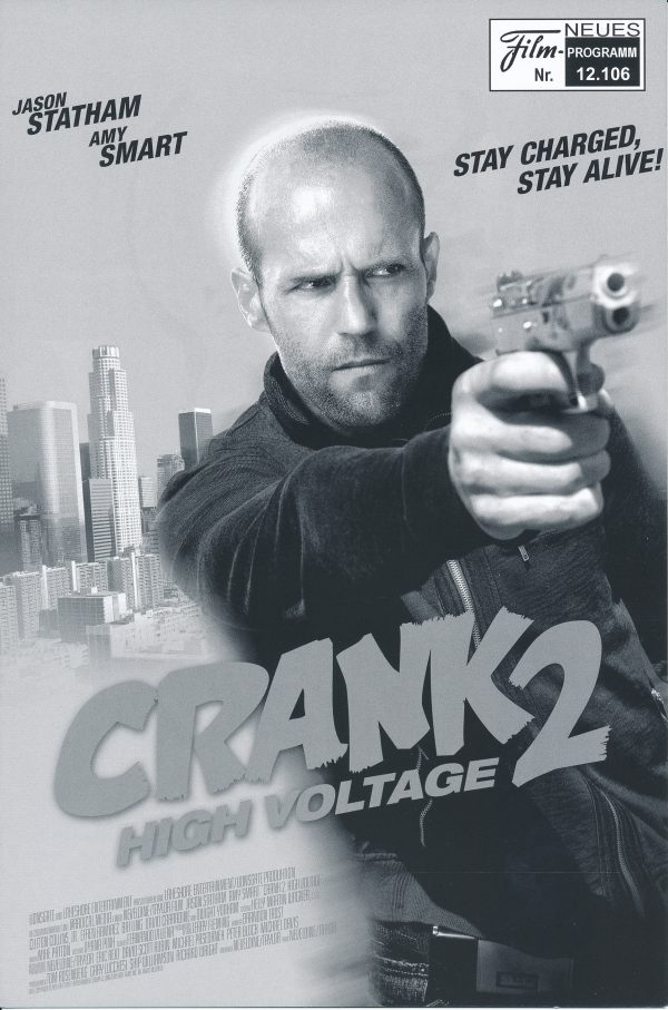 12106: Crank 2 - High Voltage ( Mark Neveldine, Brian Taylor ) Jason Statham, Amy Smart, Clifton Collins jr., Efren Ramirez, Bai Ling, Dwight Yoakam, Corey Haim, Keone Young, Art Hsu, Glenn Howerton, David Carradine