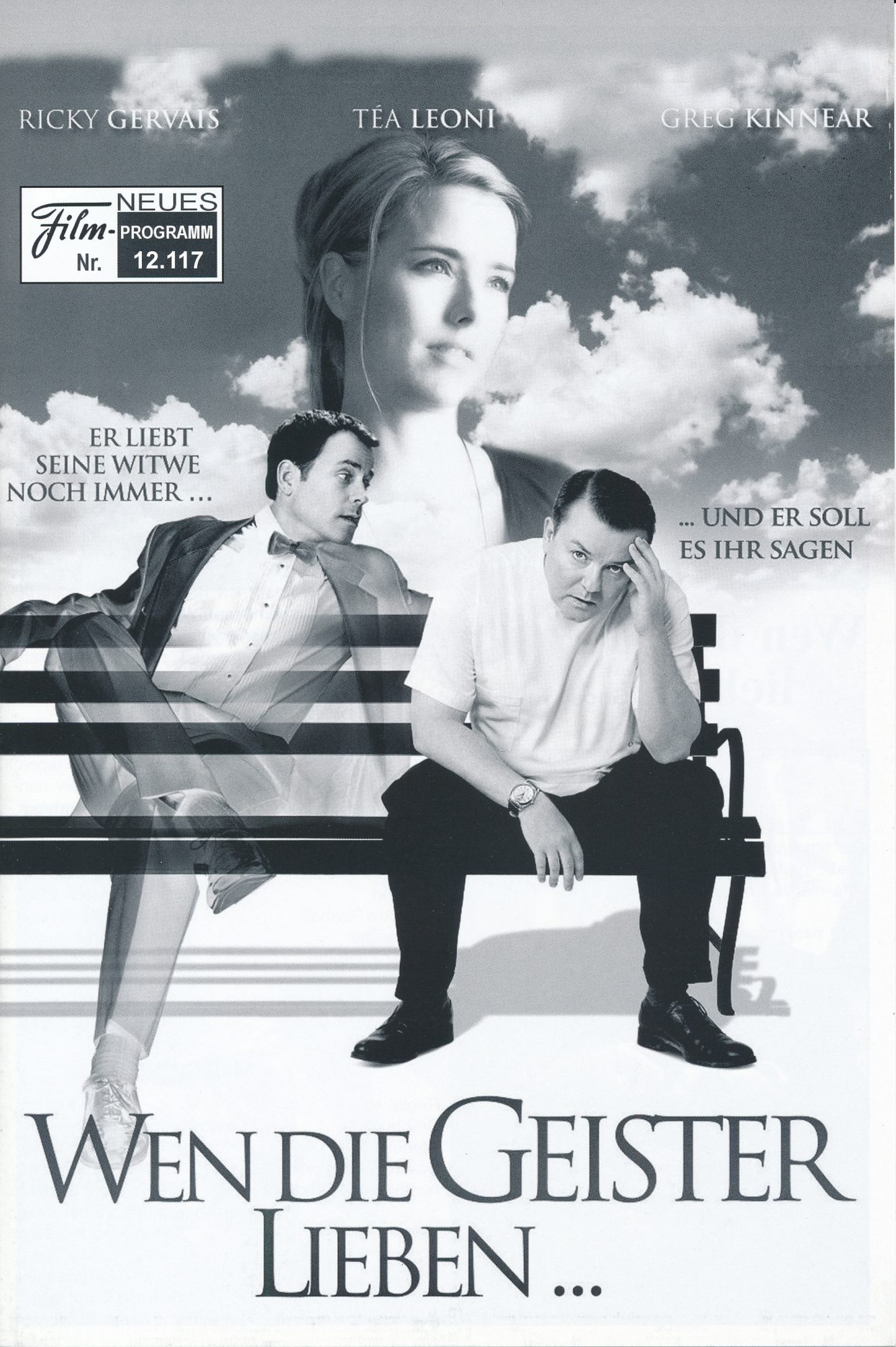 12117: Wenn die Geister lieben ... ( David Koepp ) Greg Kinnear, Téa Leoni, Billy Campbell, Ricky Gervais, Kristen Wiig, Dana Ivey, Aasif Mandvi, Jordan Carlos, Claire Lautiere, Bridget Moloney, Deborah S. Craig