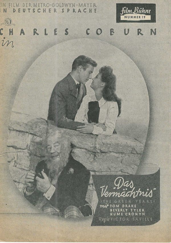 19: Das Vermächtnis ( Victor Saville ) Tom Drake, Beverly Tyler, Hume Cronyn, Gladys Cooper, Dean Stockwell, Selena Royle, Jessica Tandy, Richard Haydn,