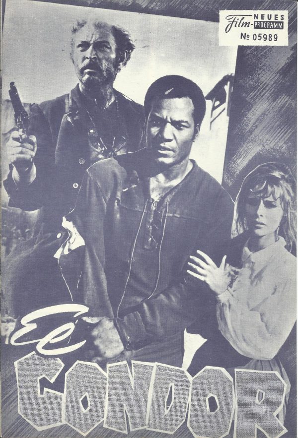 5989: El Condor ( John Guillermin ) ( blau ) Lee van Cleef, Jim Brown, Patrick O´Neal, Mariana Hill, Gustav Rojo,