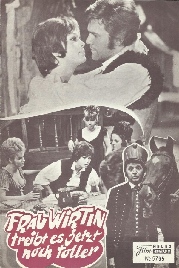 5765: Frau Wirtin treibt es jetzt noch toller ( Franz Antel ) ( dunkelrot ) Gunther Philipp, Terry Torday, Glenn Saxson, Paul Löwinger, Fritz Muliar, Harald Dietl, Wolfgang Jansen, Herbert Hisel, Herbert Probst, Dolores Schmidinger, Sepp Löwinger