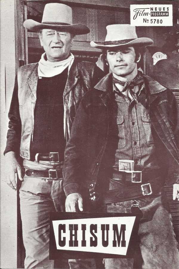5780: Chisum ( Andrew V. McLaglen ) ( 2. Auflage schwarz ) John Wayne, Forrest Tucker, Ben Johnson, Christopher George, Richard Jaeckel,
