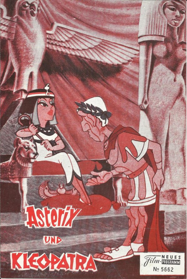 5662: Asterix und Kleopatra, ( Rene Goscinny & Albert Uderzo ) ( rot schwarz glatt )