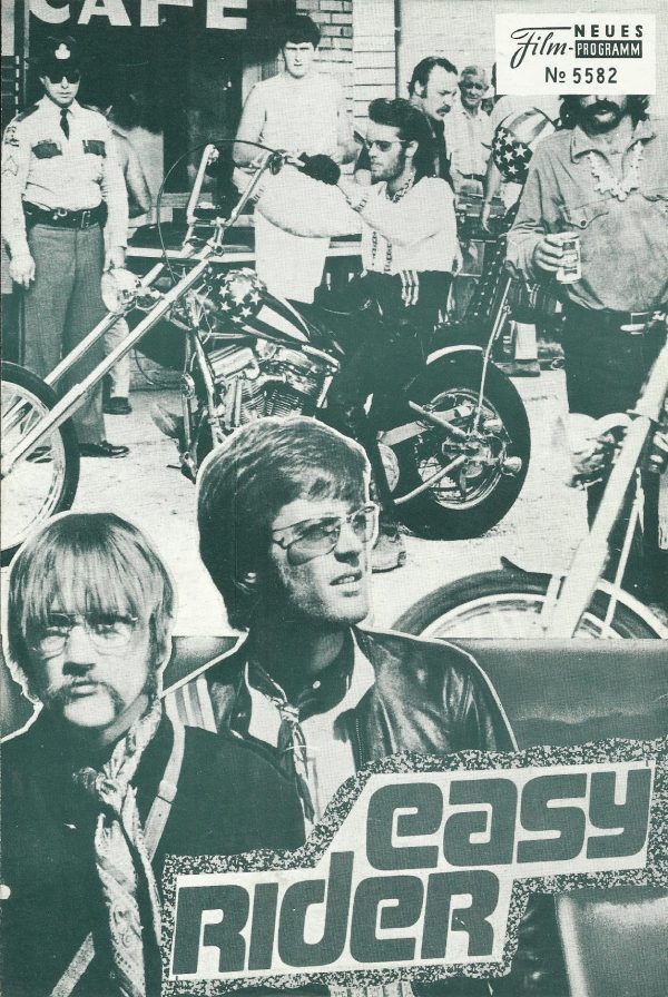 5582: Easy Rider ( Dennis Hopper ) ( 2. Auflage grün ) Peter Fonda, Dennis Hopper, Jack Nicholson, Luke Askew, Karen Black,