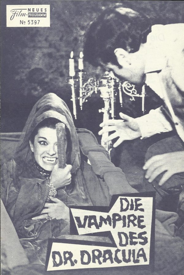 5397: Die Vampire des Dr. Dracula ( Enrique L. Equliuz ) ( 1. Auflage blau ) Paul Naschy, Diane Konopke, Aurora de Alba, Rosanna Yanni,