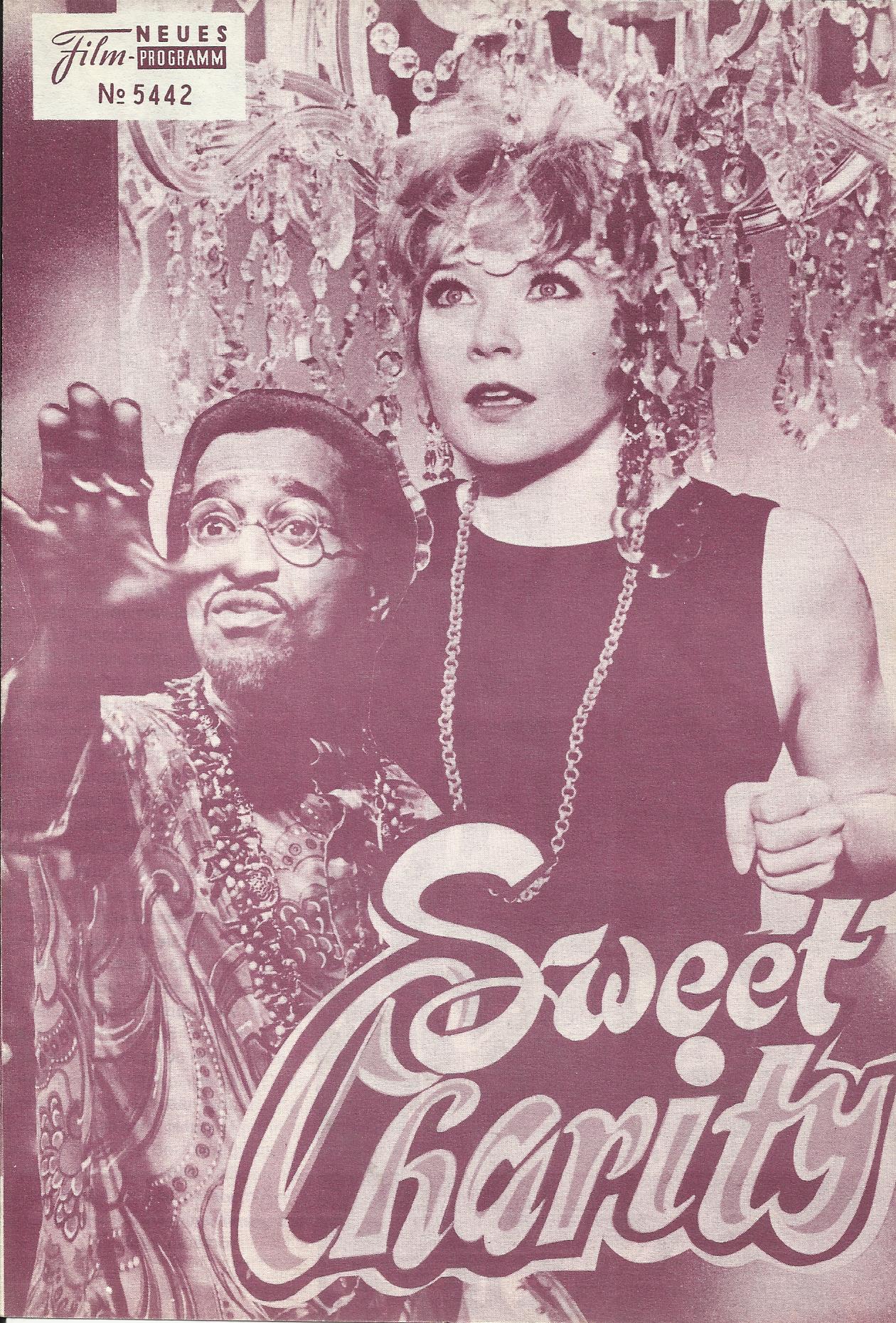 5442: Sweet Charity ( Bob Fosse ) ( rot ) Shirley MacLaine, Sammy Davis jr., Ricardo Montalban, John McMartin, Chita Rivera,