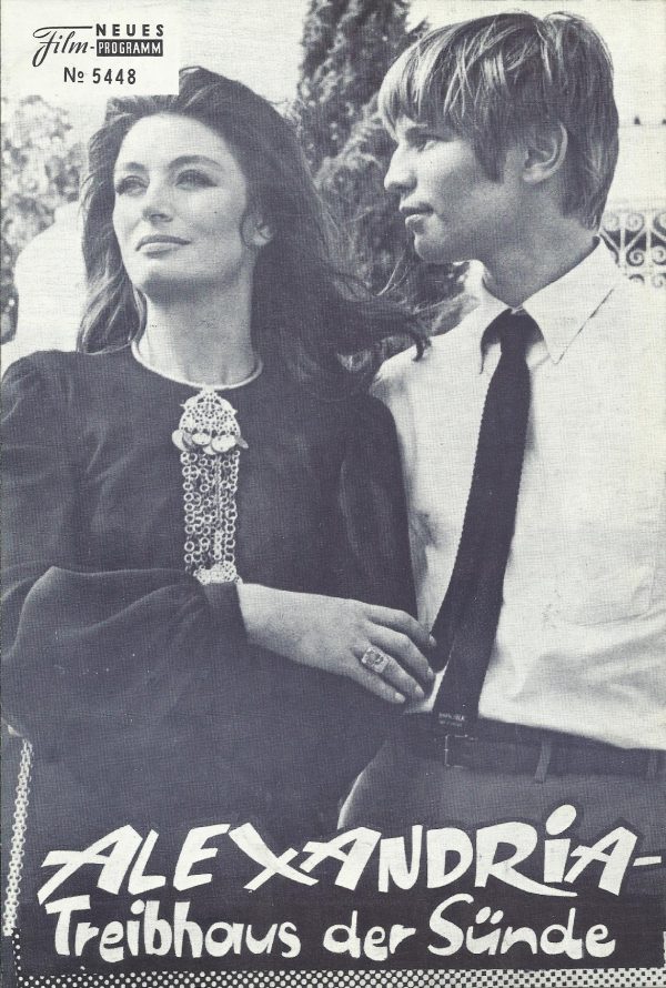 5448: Alexandria - Treibhaus der Sünde ( Justine ) ( George Cukor ) ( 2. Auflage schwarz ) Anouk Aimee, Dirk Bogarde, Robert Foster, Anna Karina, Philippe Noiret, Michael York, John Vernon, Michael Constantine,