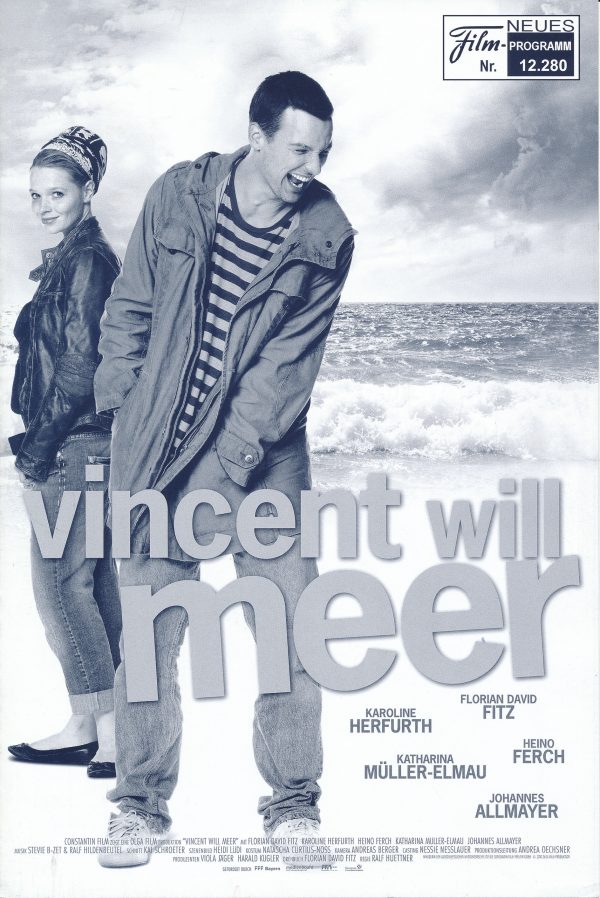 12280: vincent will meer ( Ralf Huettner ) Florian David Fitz, Karoline Herfurth, Heino Ferch, Katharina Müller-Elmau, Johannes Allmayer, Karin Thaler, Tim Seyfi, Christoph Zrenner, Butz Ulrich Buse, Ulrich Boris Pöppl