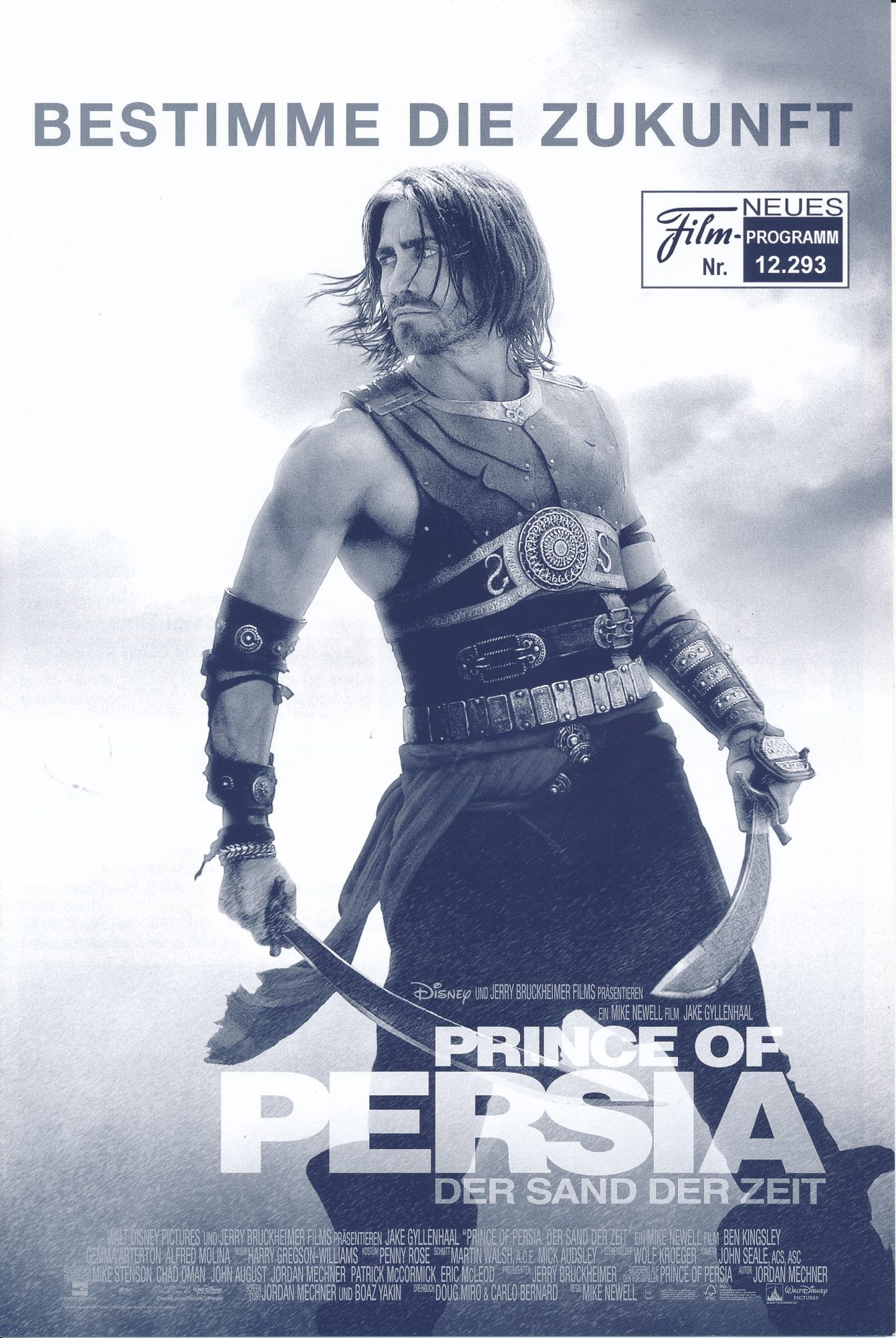 12293: Disney - Price of Persia ( Mike Newell ) Gemma Arterton, Jake Gyllenhaal, Ben Kingsley, Alfred Molina, Luke Beach, Dave Pope, Daud Shah, Stephen A. Pope, Steve Touissant, Toby Kebbell, Richard Coyle, Ronald Pickup, Reece Ritchie