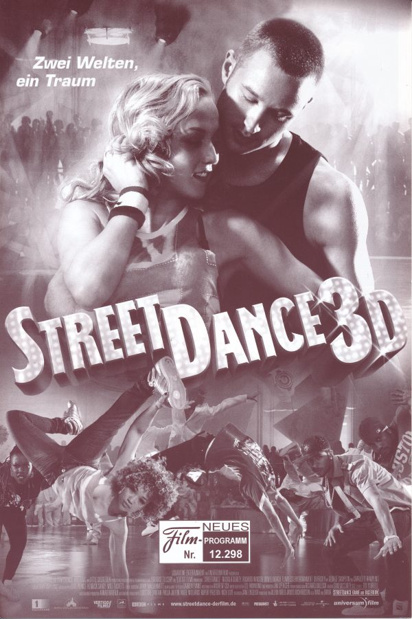 12298: Street Dance 3 ( Max Giwa, Dania Pasquini ) Nichola Burley, Richard Winsor, George Sampson, Charlotte Rampling, Jennifer Leung, Sacha Chang, Lex Milczarek, Flawless Crew, Ukweli Roach, Sianad Gregory, Teneisha Bonner, Kofi Agyemang