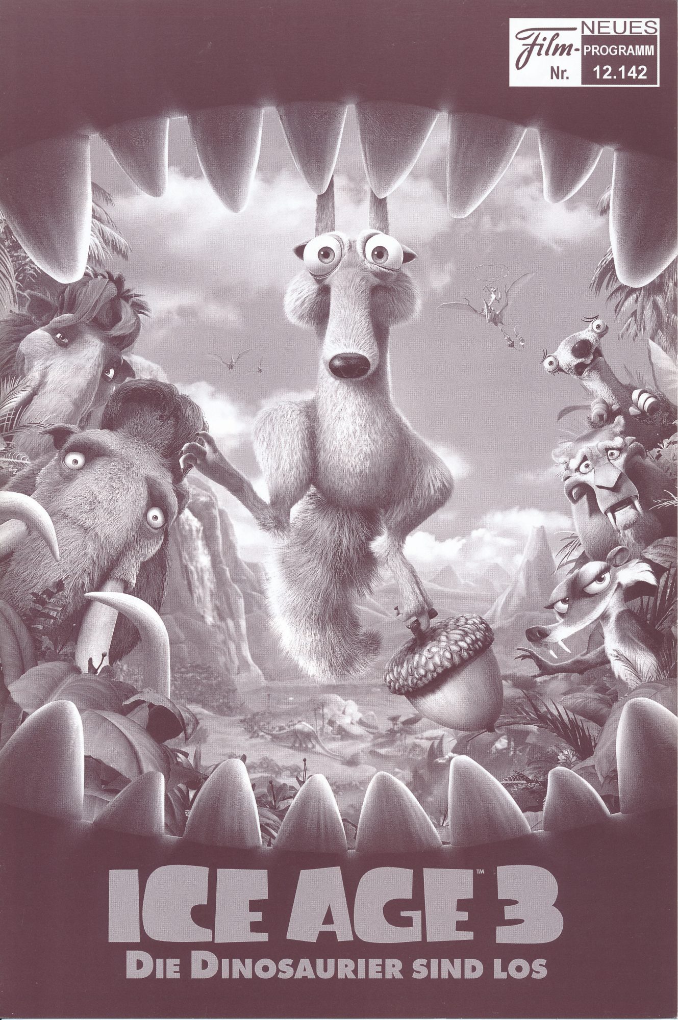 12142: Ice Age 3 - Die Dinosaurier sind los ( Carlos Saldanha, Mike Thurmeier ) Otto Waalkes, Arne Elsholtz, Thomas Fritsch, Michael Iwannek, Daniela Hoffmann