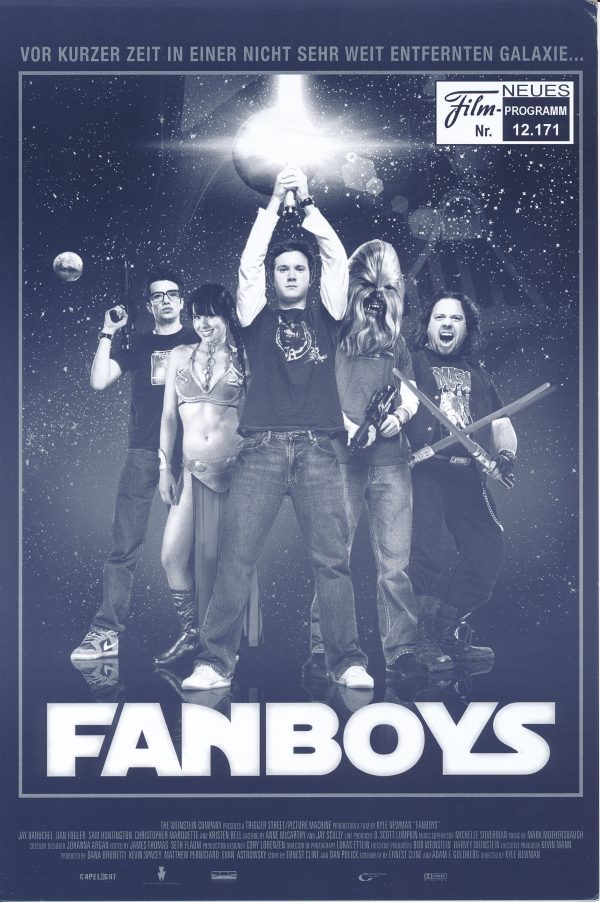 12171: Fanboys ( Kyle Newman ) Sam Huntington, Christopher Marquette, Dan Fogler, Jay Baruchel, Kristen Bell, Seth Rogen, Jaime King, William Shatner, Kyle Newman, Christopher McDonald, Danny Trejo, Ethan Suplee, Carrie Fisher