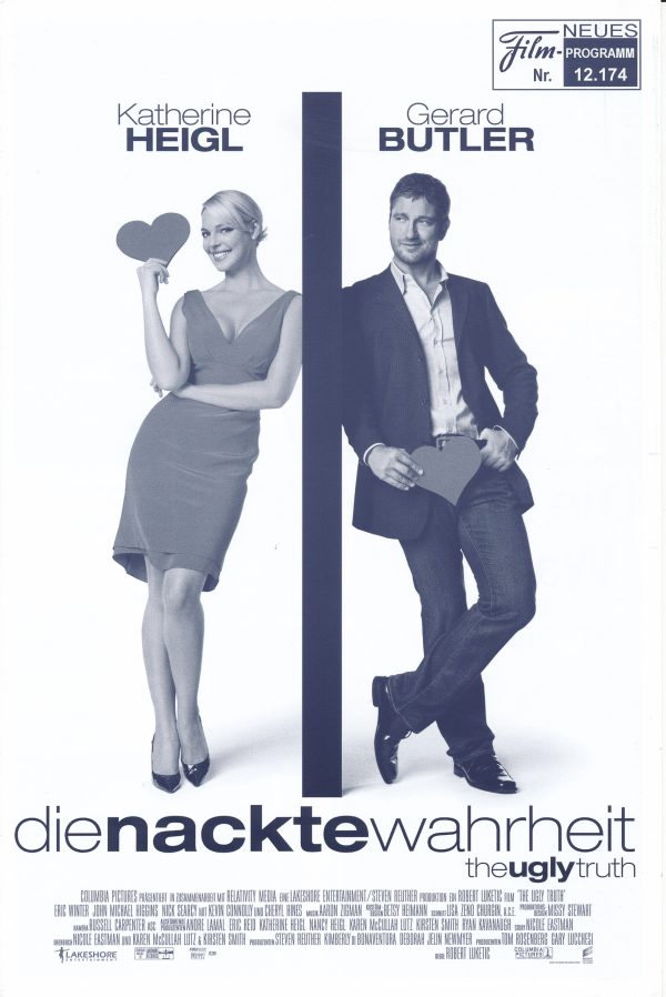 12174: Die nackte Wahrheit ( Robert Luketic ) Katherine Heigl, Gerard Butler, Eric Winter, John Michael Higgins, Nick Searcy, Kevin Connolly, Cheryl Hines, Bree Turner, Jesse P. Goins, Noah Matthew, Bonnie Somerville