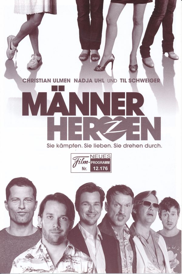 12176: Männer Herzen ( Simon Verhoeven ) Florian David Fitz, Nadja Uhl, Wotan Wilke Möhring, Til Schweiger, Jana Pallaske, Guido Föhrweißer, Christian Ulmen, Justus von Dohnányi, Simon Verhoeven, Inez Björg David, Liane Forestieri, Fritz Karl, Dieter Mohr