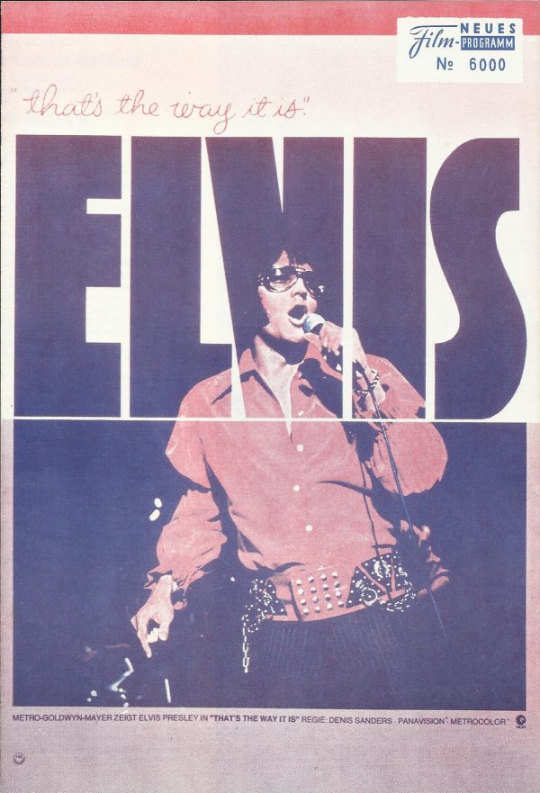 6000: Elvis "thats the way it is" Elvis Presley, ( blau ) ( Original )