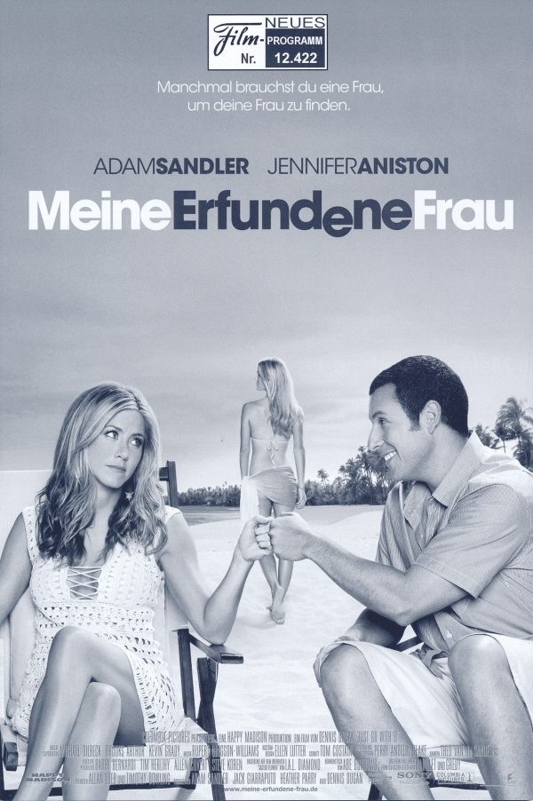 12422: Meine Erfundene Frau ( Dennis Dugan ) Adam Sandler, Jennifer Aniston, Nick Swardson, Brooklyn Decker, Dave Matthews, Bailee Madison, Kevin Nealon, Griffin Gluck, Nicole Kidman