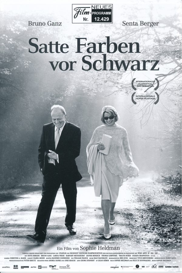 12429: Satte Farben vor Schwarz ( Sophie Heldman ) Senta Berger, Bruno Ganz, Barnaby Metschurat, Carina Wiese, Leonie Benesch, Sylvana Krappatsch, Thomas Limpinsel, Traute Hoess, Ruth Glöss, Carlo Ljubek, Sybille J. Schedwill