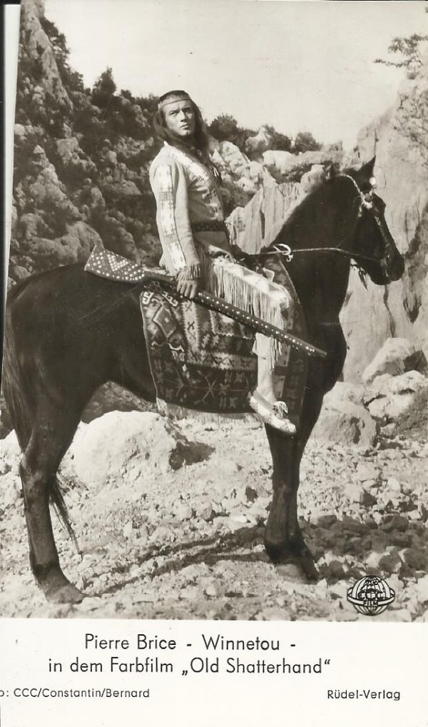 Old Shatterhand ( Rüdel 3994 ) Winnetou Pierre Brice auf Pferd