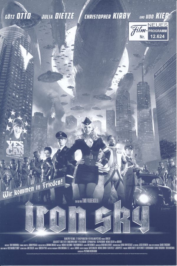 12624: Iron Sky ( Timo Vuorensola ) Udo Kier, Kym Jackson, Julia Dietze, Peta Sergeant, Stephanie Paul, Götz Otto, Christopher Kirby, Claus Wilcke, Vivian Schneider, Ben Siemer, Tilo Prückner