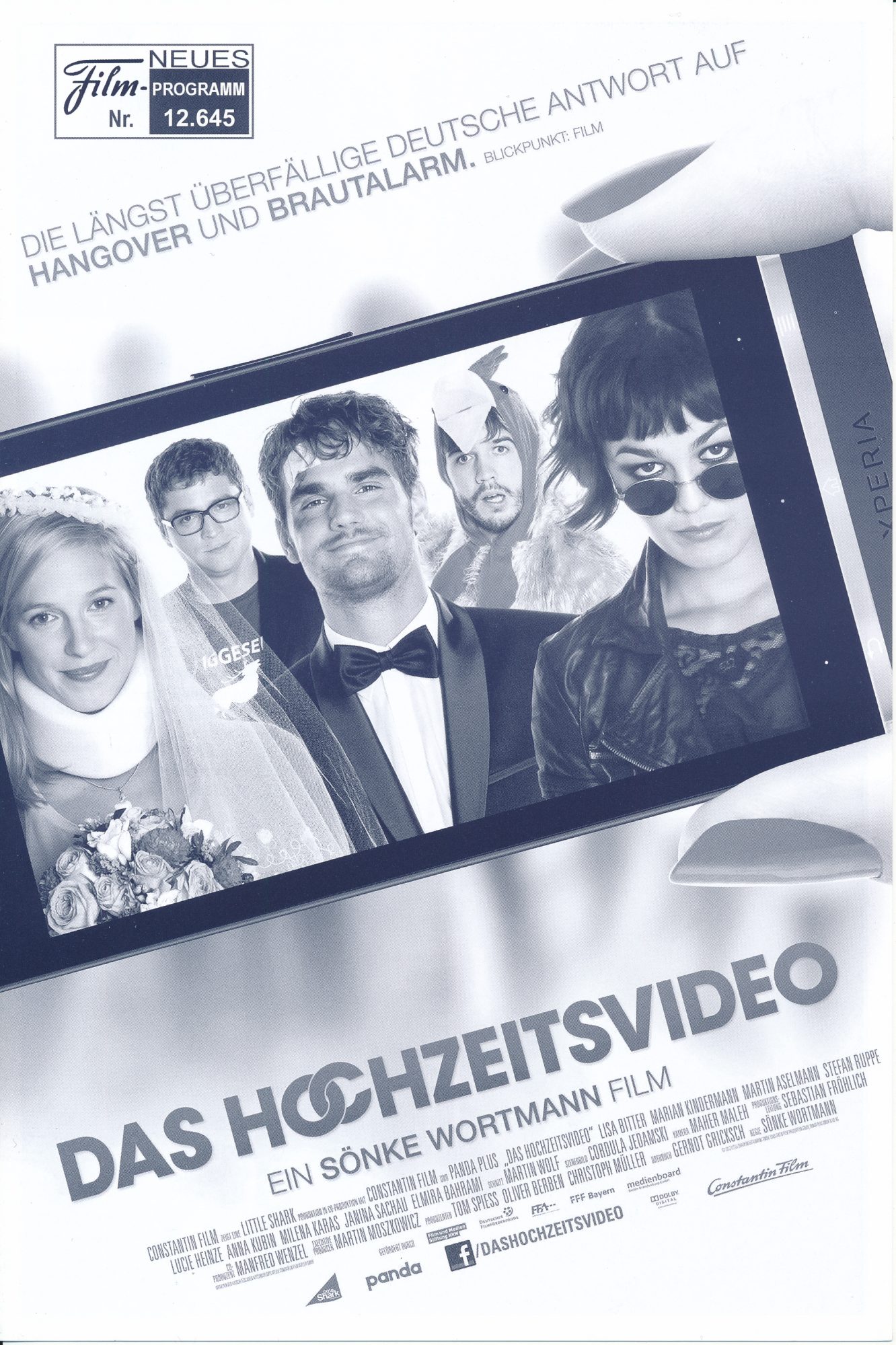 12645: Das Hochzeitsvideo ( Sönke Wortmann ) Lisa Bitter, Marian Kindermann, Michael Abendroth, Martin Aselmann, Matthias Brenner, Jan-David Buerger, Lucie Heinze, Christiane Lemm, Stefan Ruppe, Susanne Tremper, Marian Kindermann, Arthur Maria Matthiessen