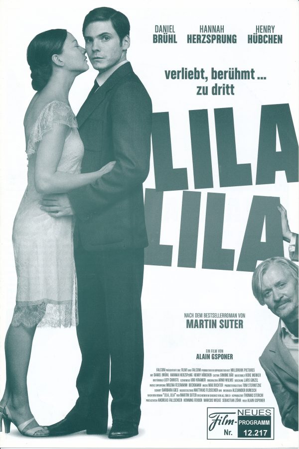 12217: Lila, Lila ( Alain Gsponer ) Daniel Brühl, Hannah Herzsprung, Henry Hübchen, Kirsten Block, Alexander Khuon, Godehard Giese, Stefan Ruppe, Henriette Müller, Simon Eckert, Eva Löbau, Anna Maria Mühe
