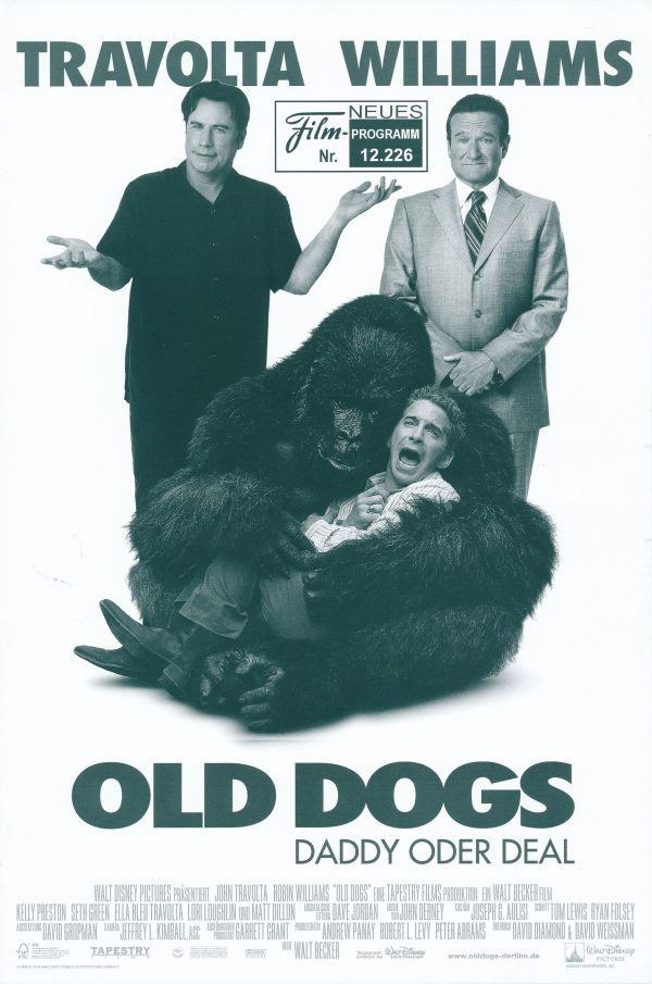 12226: Old Dogs - Daddy oder Deal ( Walt Becker ) John Travolta, Robin Williams, Kelly Preston, Conner Rayburn, Ella Bleu Travolta, Lori Loughlin, Seth Green, Bernie Mac, Matt Dillon, Ann-Margret, Rita Wilson, James Paxton, Jonathan Higgins, Matthew Knigh