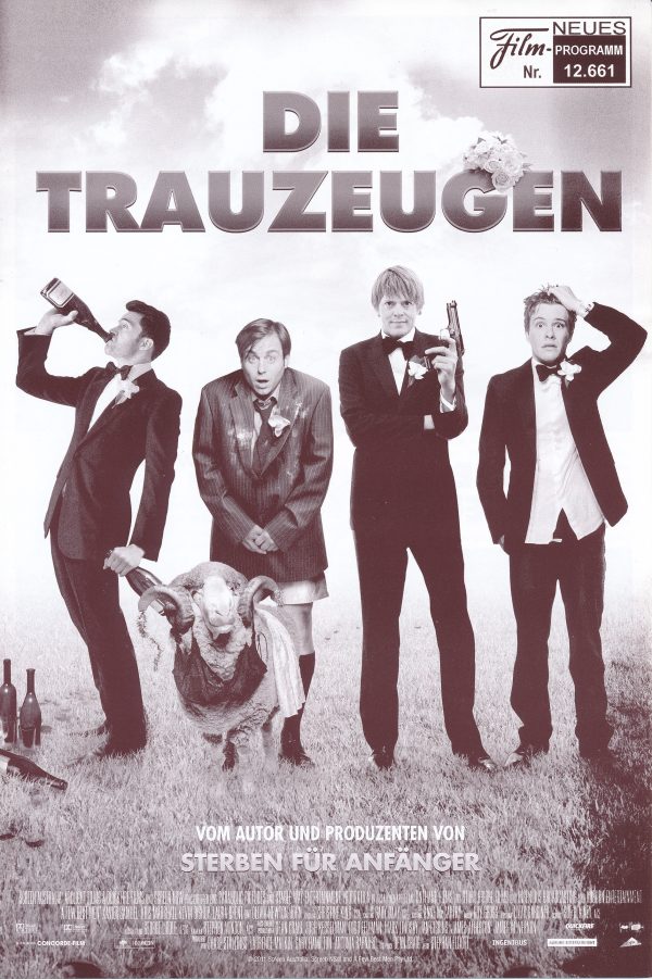 12661: Die Trauzeugen ( Stephan Elliott ) Xavier Samuel, Kris Marshall, Kevin Bishop, Tim Draxl, Laura Brent, Olivia Newton-John, Rebel Wilson, Jonathan Biggins, Steve Le Marquand, Elizabeth Debicki