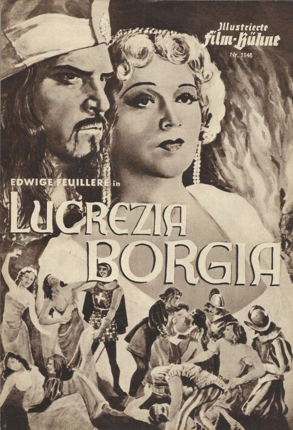 1148: Lucrecia Borgia ( Abel Gance ) Edwige Feullere, Gabriele Gabrio, Maurice Escande,