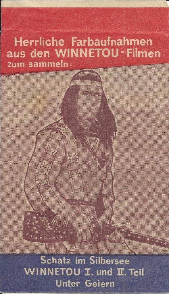 Original Postkarten Säckchen von Bazoka für Winnetou Karl May Karten