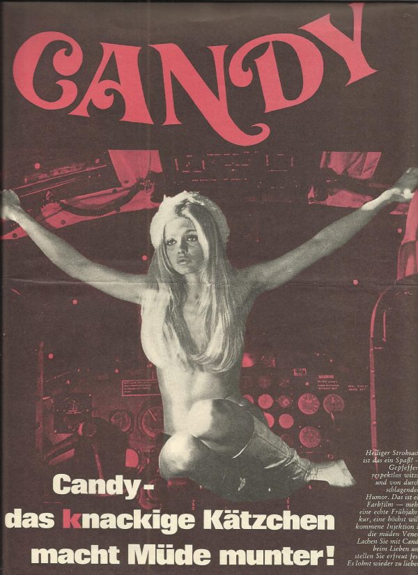 Candy - das knackige Kätzchen macht Müde munter ( Christian Marquand ) Ewa Aulin, Charles Aznavour, Marlon Brando, Richard Burton, James Coburn, John Huston, Walter Matthau, Ringo Starr,