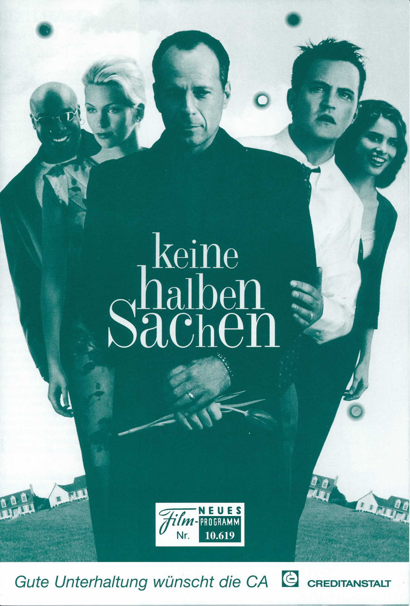 10619: keine halben Sachen ( Jonathan Lynn ) Bruce Willis, Matthew Perry, Rosanna Arquette, Michael Clarke Duncan, Natasha Henstridge, Amanda Peet, Kevin Pollak, Harland Williams, Carmen Ferlan