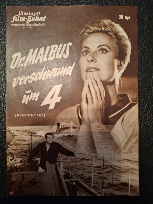 6301: Dr. Malbus verschwand um 4 ( Rencontres ) ( Philippe Agostini ) Michele Morgan, Pierre Brasseur, Gabriele Ferzetti, Diana Gregor,