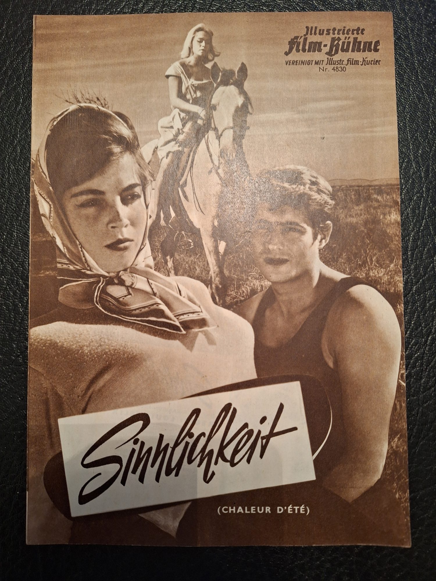 4830: Sinnlichkeit (Louis Felix) Michel Bardinet, Patricia Karim, Yane Barry, Claude Sainlouis, Janine Massa, Flex-Dufourt, Robert Florent