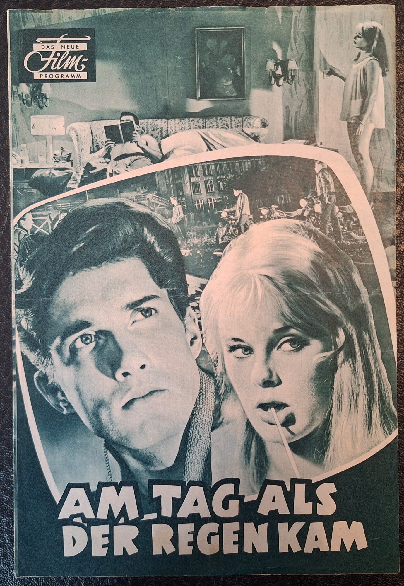 Am Tag als der Regen kam (Gerd Oswald) Christian Wolff, Elke Sommer, Mario Adorf, Gert Fröbe, Corny Collins, Claus Wilcke, Ernst jacobi, Günter Hoffmann, Wolf Richards, Uwe Gauditz, Horst Naumann