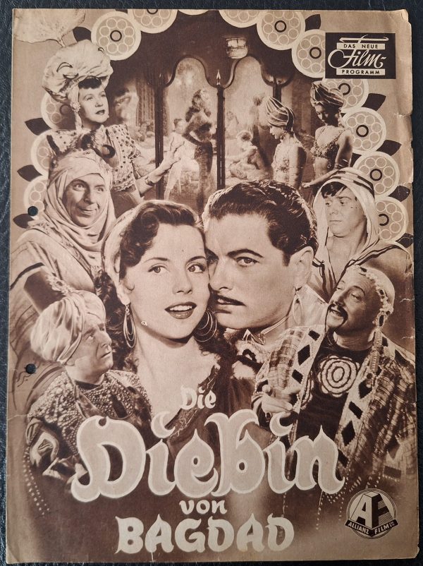Die Diebin von Bagdad ( Carl Lamac ) Sonja Ziemann, Rudolf Prack, Fritz Odemar, Fita Benkhoff, Paul Kemp, Theo Lingen, Walter Giller, Hubert von Meyerinck,