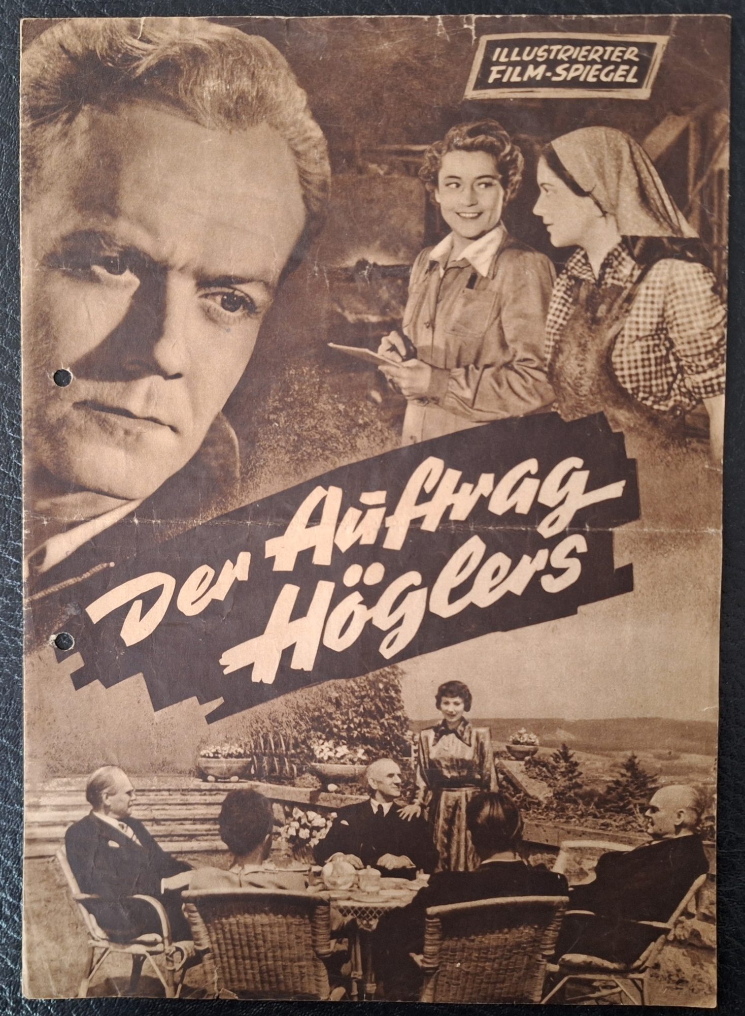 IFS: Der Auftrag Höglers ( Gustav v. Wangenheim ) Inge von Wangenheim, Fritz Tillmann, Gozhart Portloff, Alice Treff, Axel Monje, Knut Hartwig,