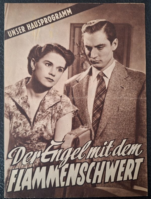 HP: Der Engel mit dem Flammenschwert ( Gerhard Lamprecht ) ( Braun ) Martin Benrath, Gertrud Kückelmann, Petra Peters, Siegfried Lowitz, Hilde Sessak,