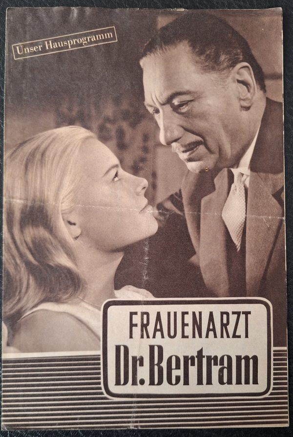 HP: Frauenarzt Dr. Bertram (Werner Klinger) Willy Birgel, Winnie Markus, Antja Geerk, Lucie Mannhem, Trude Hesterberg, Ingrid Lutz, Helene Vita, Dietmar Schoenherr, Franz Muxeneder, Hermann Nehlsen, Sonja Ziemann