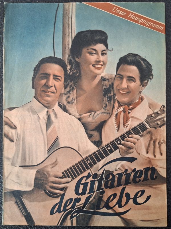 HP: Gitarren der Liebe ( Werner Jacobs ) ( Variante 2 ) Vico Torriani, Elma Karlowa, Harald Juhnke, Topsy Küppers, Ralph Lothar,